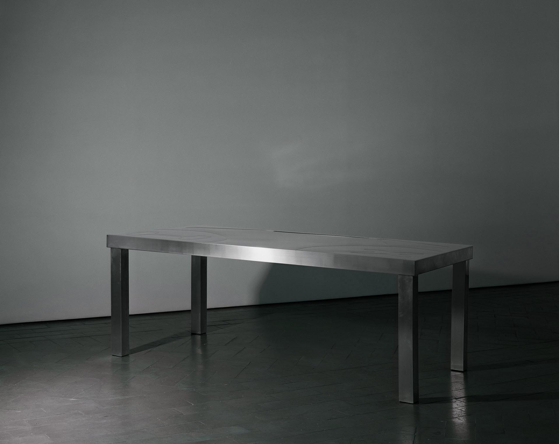 scanned photograph of inohx workstation in gallery